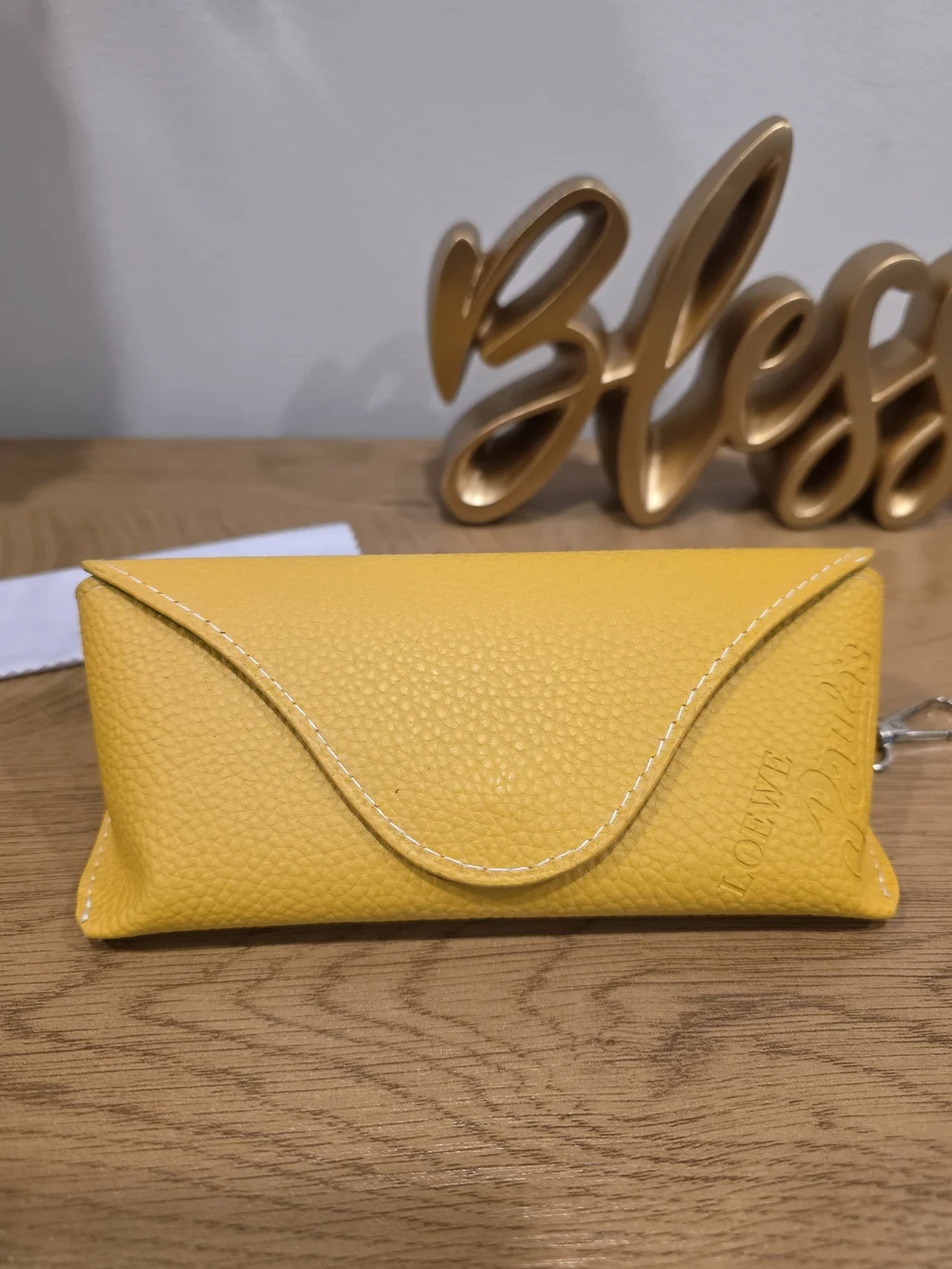 Women’s Black Oversized Sunglasses with Yellow Case